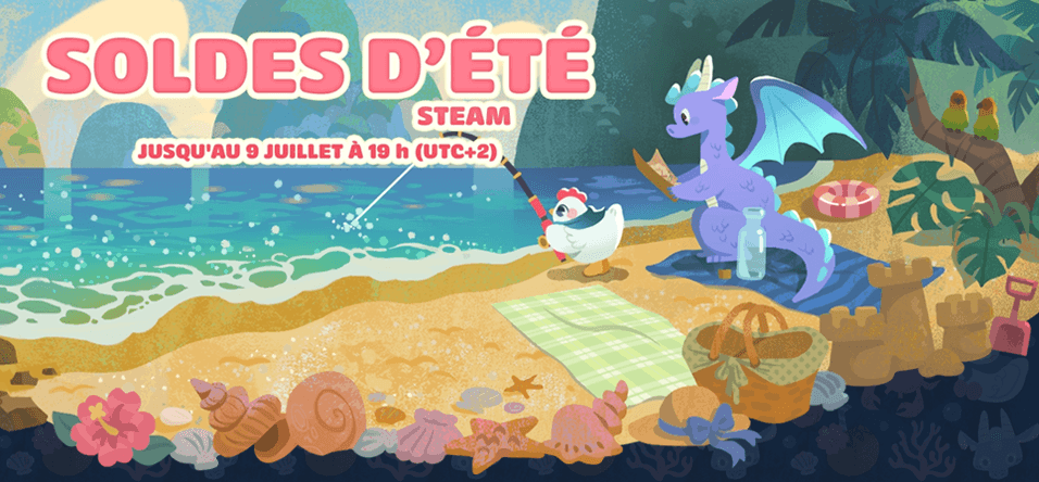 En-tête des soldes d’été Steam