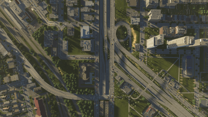 A complex system of roads