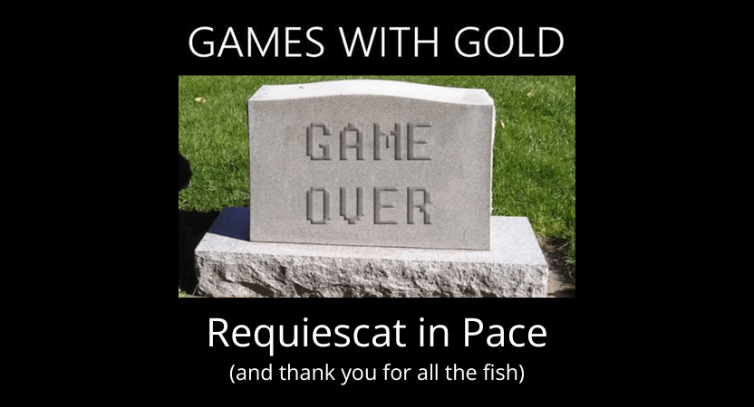Games with Gold no more