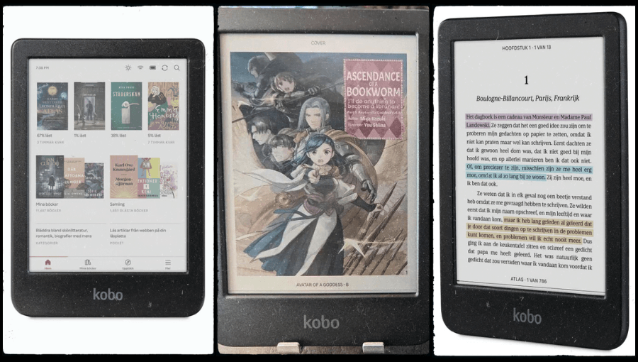 Kobo Clara Colour afbeeldingen