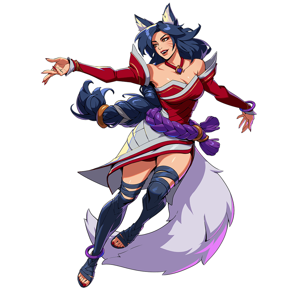 The beautiful fox wizard Ahri The beautiful fox wizard Ahri