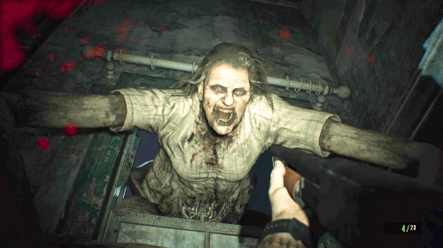 An enemy from Resident Evil 7 An enemy from Resident Evil 7