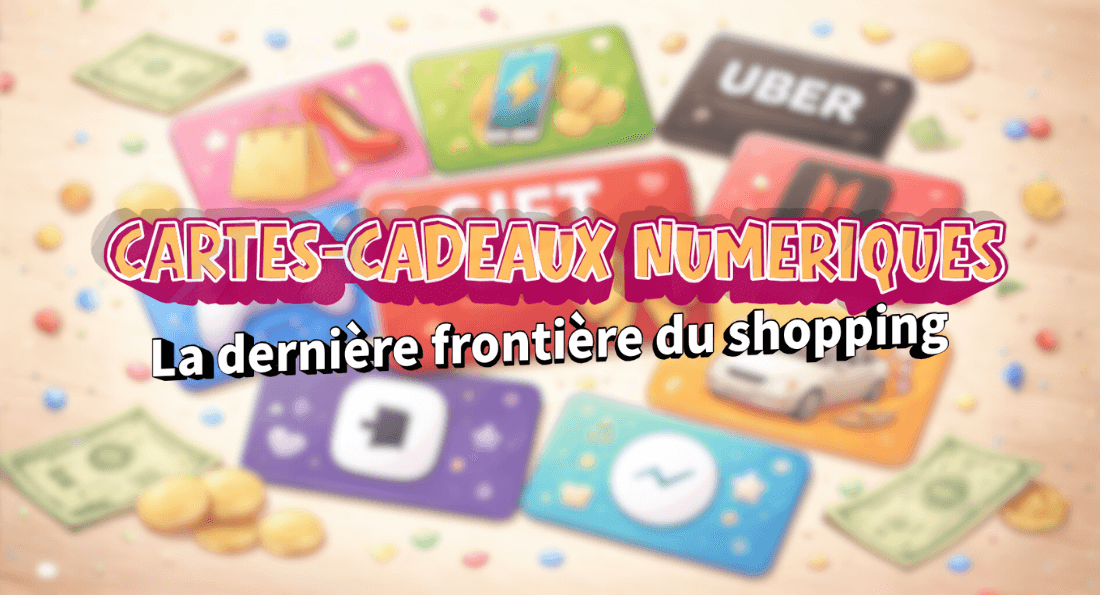 En-tête cartes-cadeaux numériques