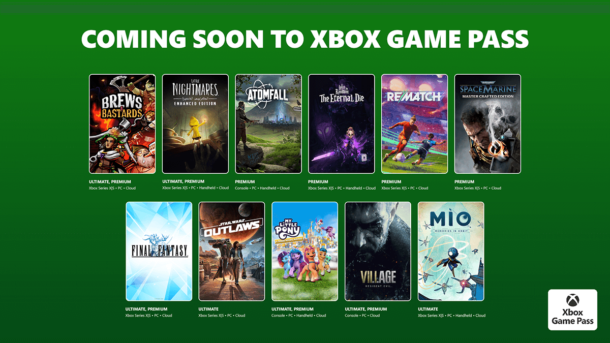 Game Pass Games Update Header