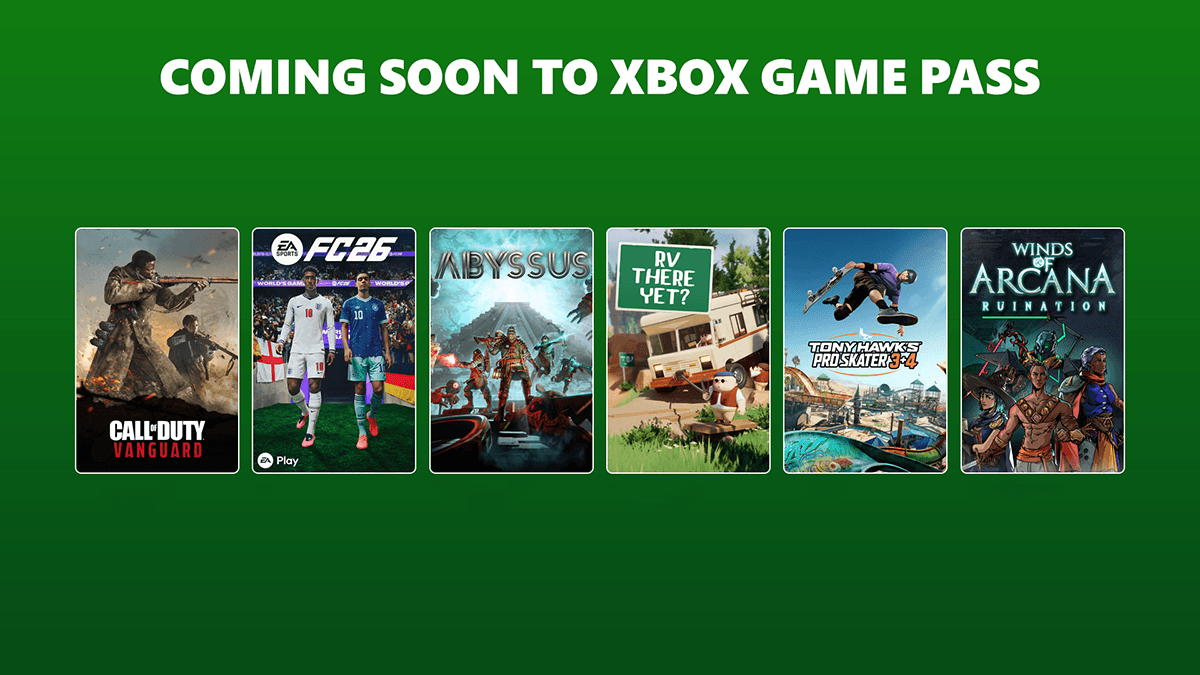 Game Pass Games Update Header