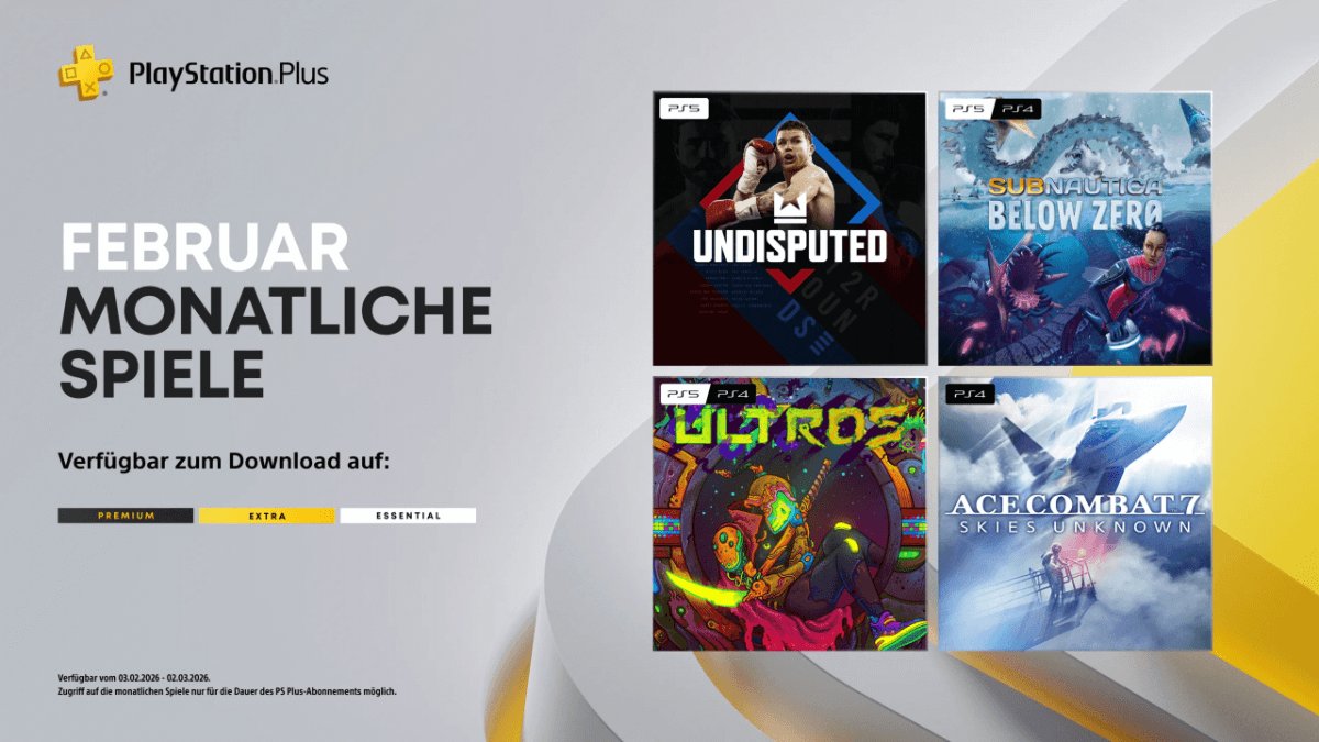 PSPlus-Spiele Februar 2026 Header