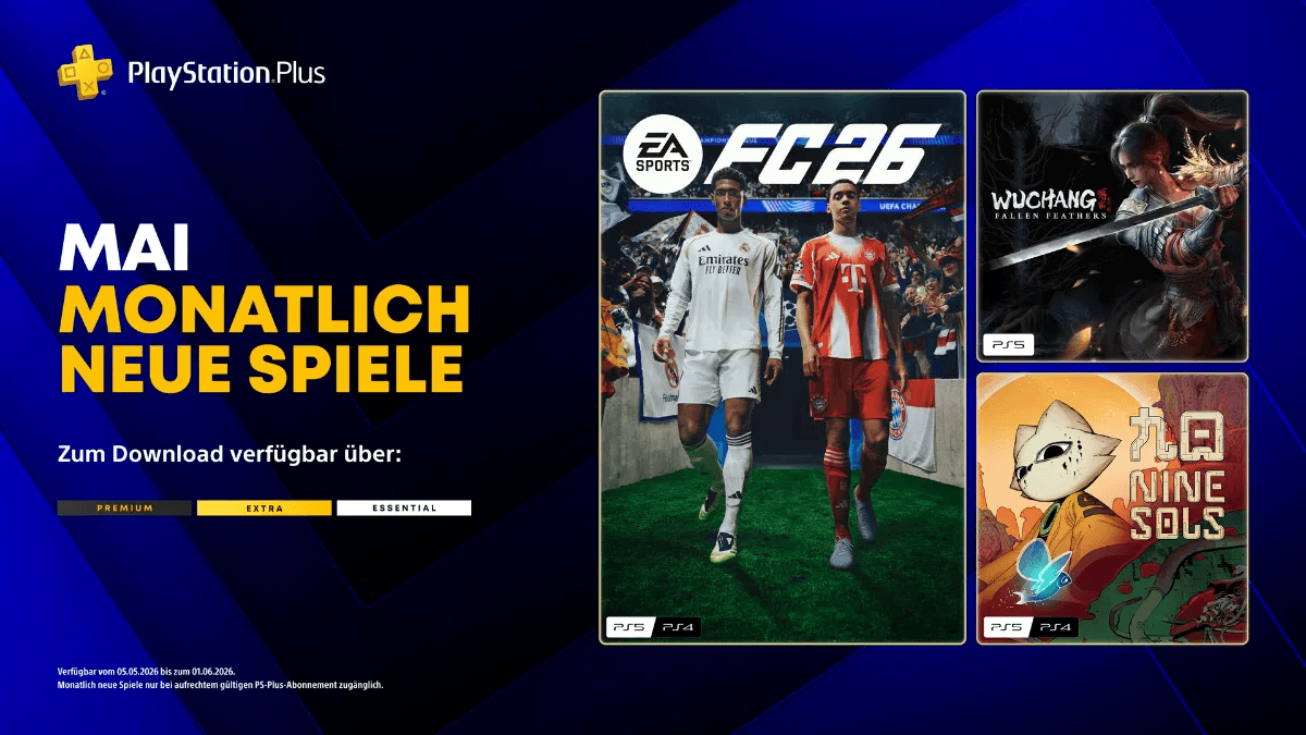 PSPlus-Spiele Mai 2026 – Überschrift