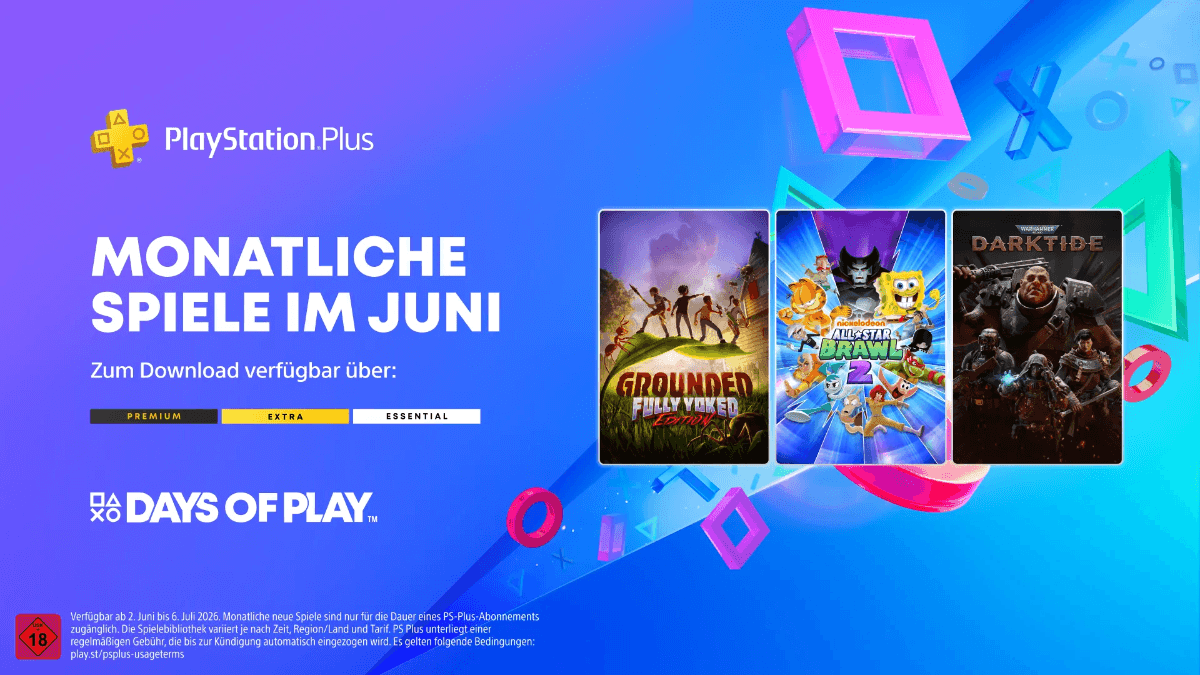 PSPlus Games Juni 2026 header