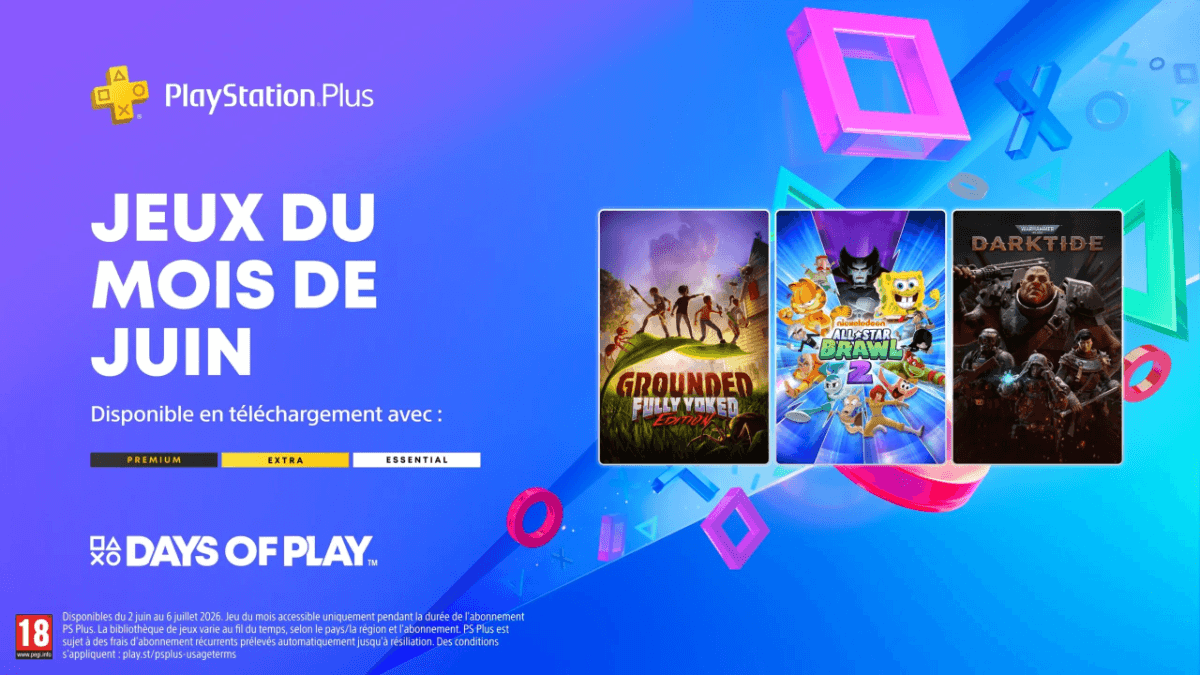 PSPlus Games Juin 2026 header