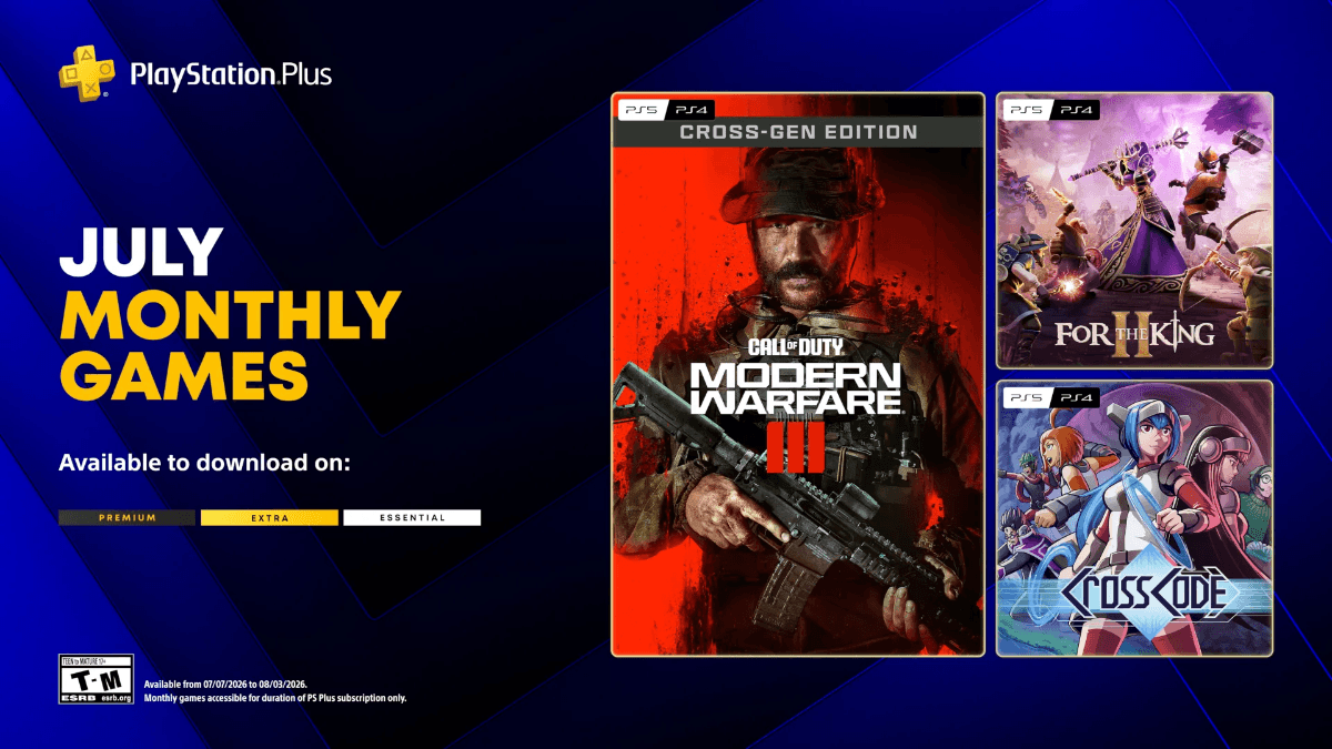 PSPlus Games juli 2026 header