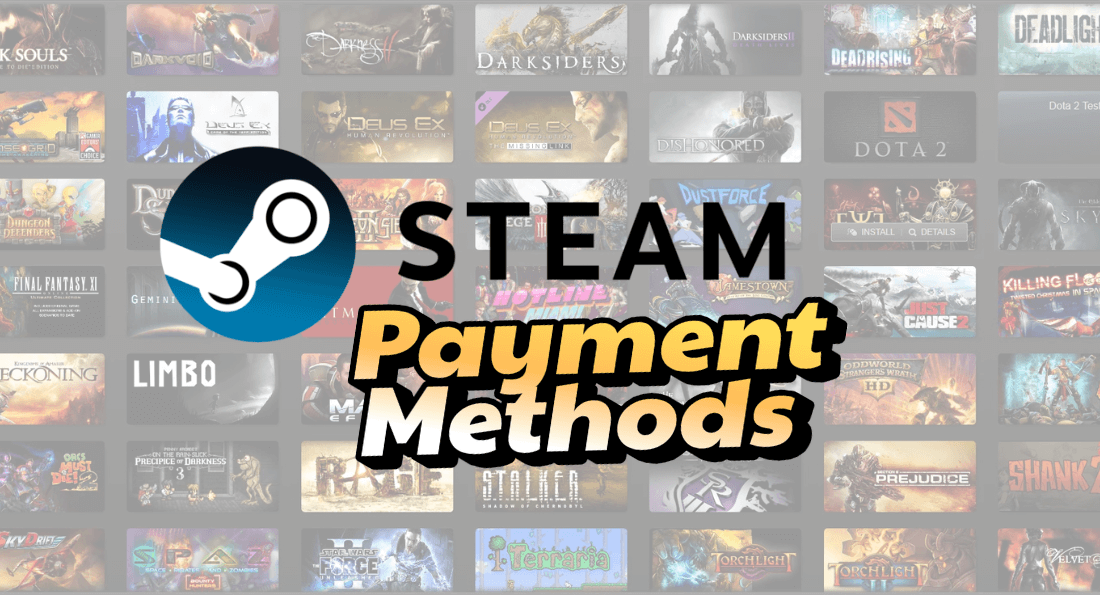 Steam payment methods header