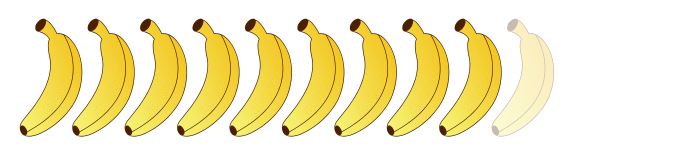 9 Bananas