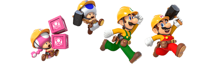 Super Mario Maker 2 Charaktere
