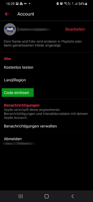 Hier können Sie einen Apple-Code auf Android einlösen
