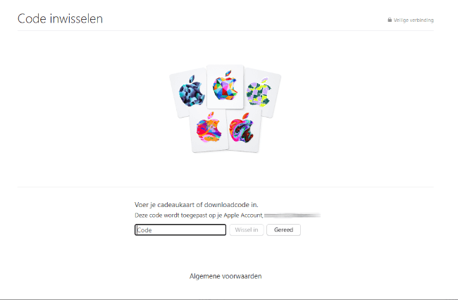 Het inwisselscherm in de pc-app Het inwisselscherm in de pc-app