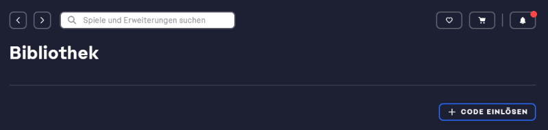 Klik op Code inwisselen in de EA-app