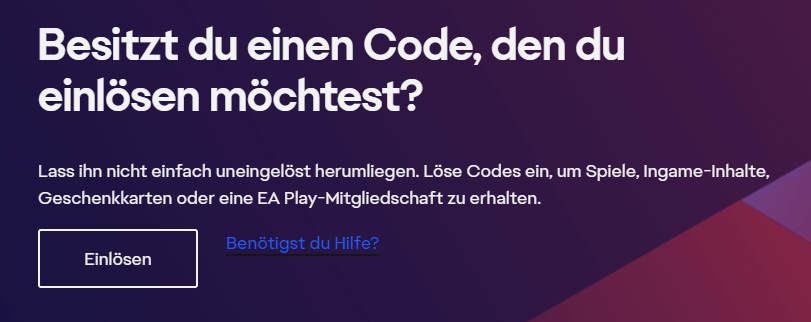 De pagina Inruilen op de EA-website
