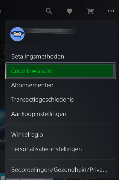 Het menu op de PlayStation 5 Het menu op de PlayStation 5