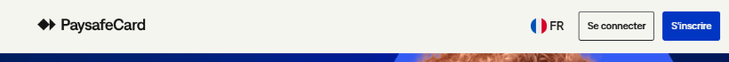 Le bouton de connexion chez Paysafe