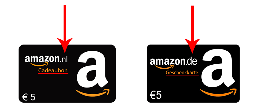 kandidaat Indrukwekkend lekken Buy Amazon Gift Cards | €5 - €100 | Gamecardsdirect.com