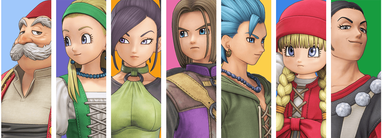 Dragon Quest XI characters