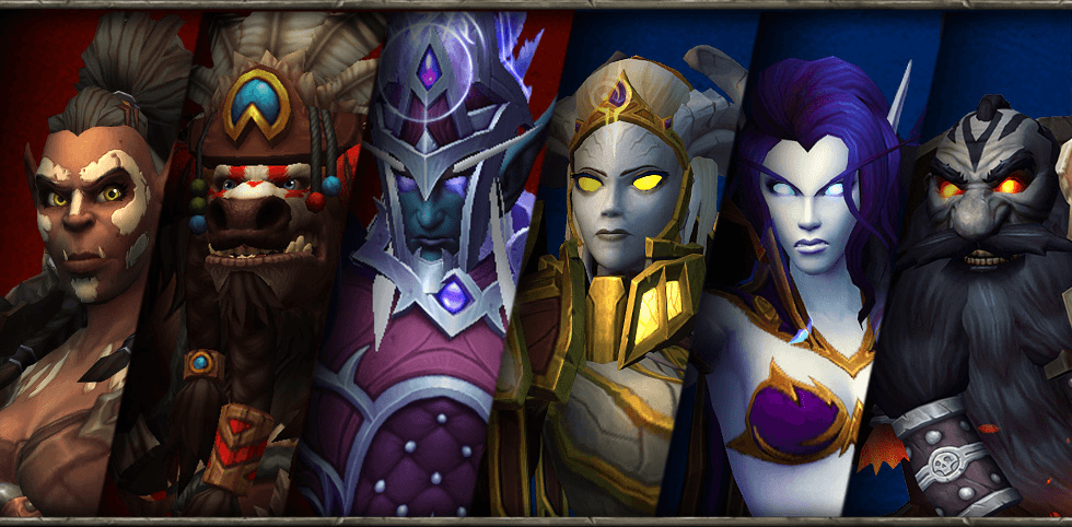 WOW Azeroth characters
