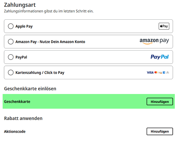 Select Geschenkkarte