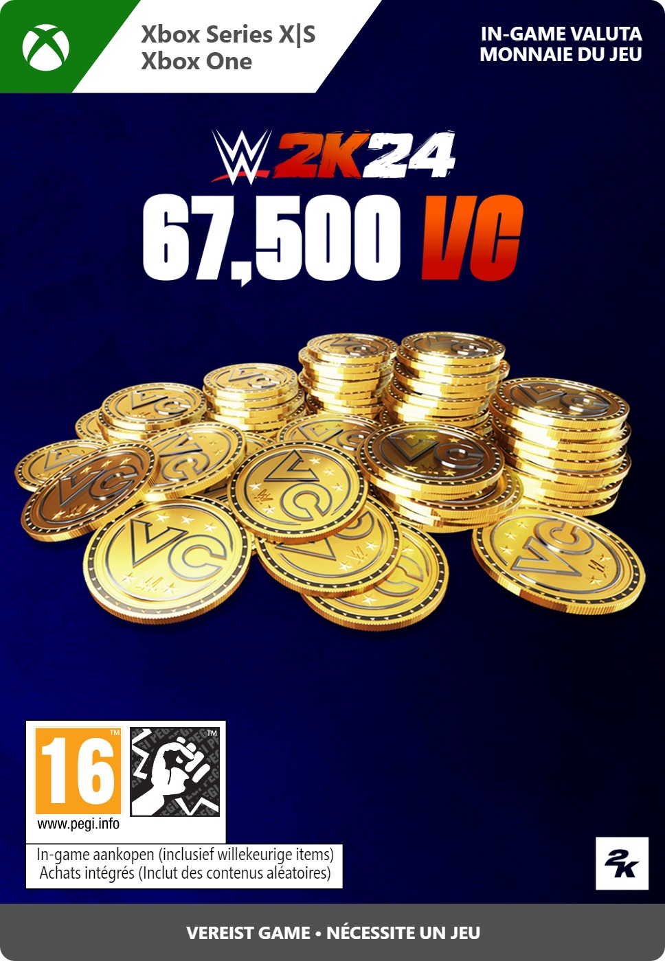 WWE 2K24 67.500 VC