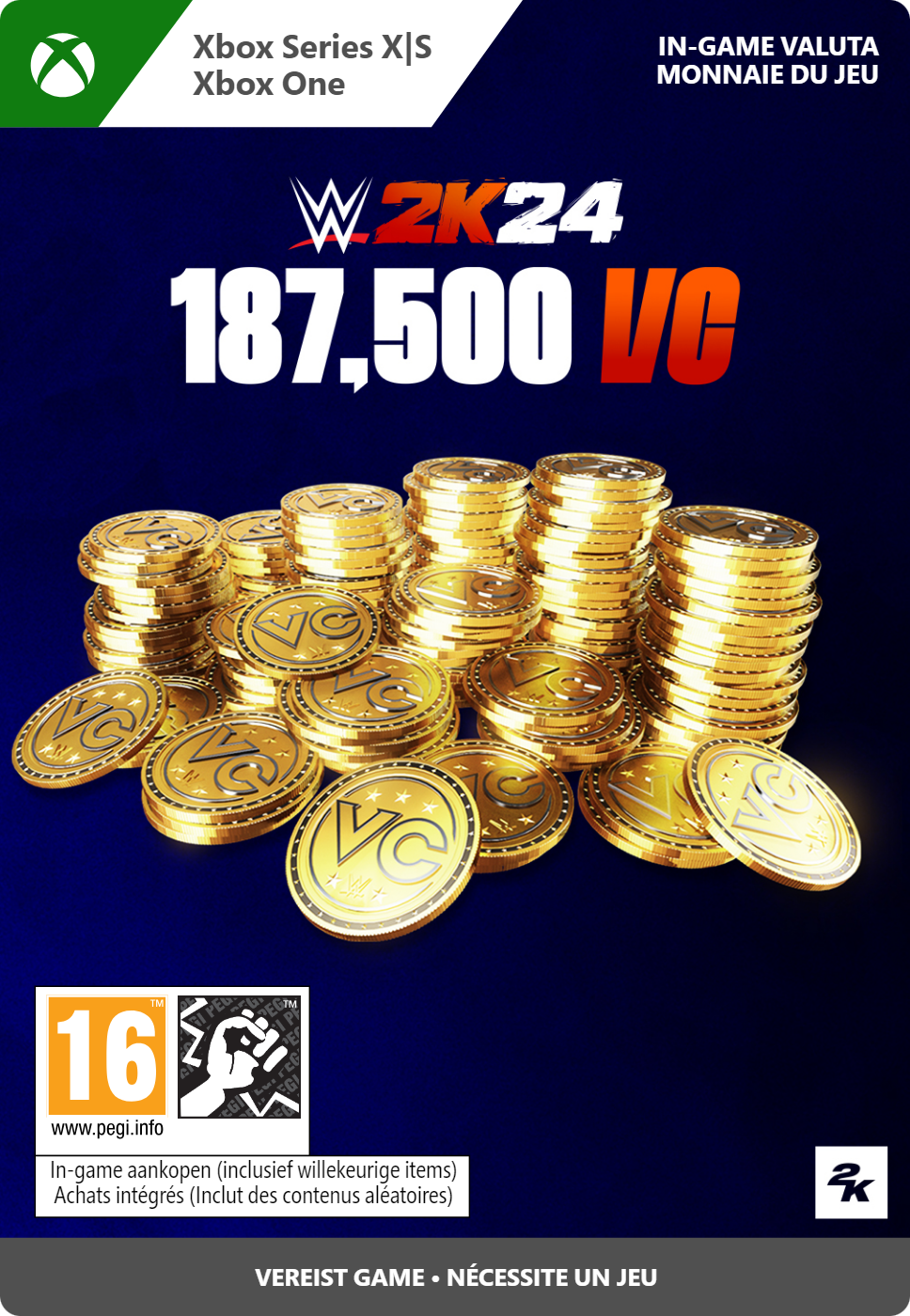 WWE 2K24 187.500 VC