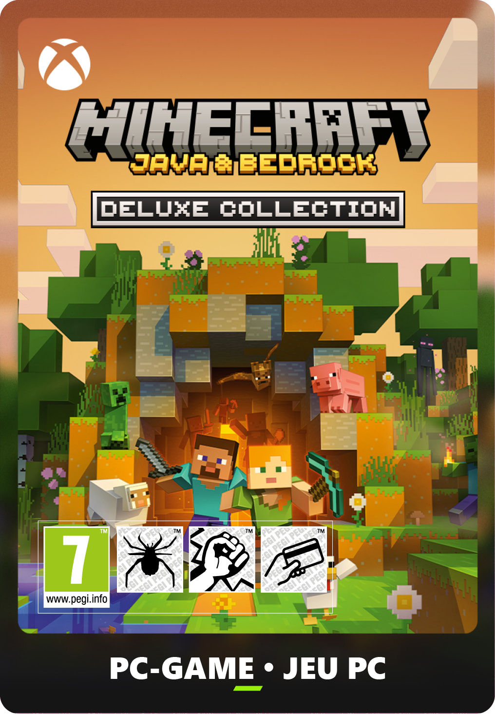 Minecraft Java and Bedrock Deluxe Collection BE.jpg Minecraft Java and Bedrock Deluxe Collection BE
