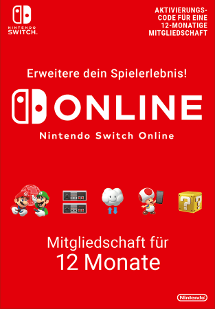 Nintendo Switch Online 12 monate