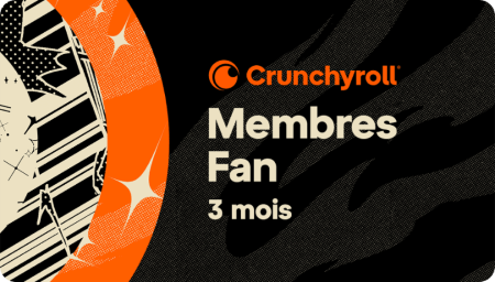 Crunchyroll Membres Fan 3 mois