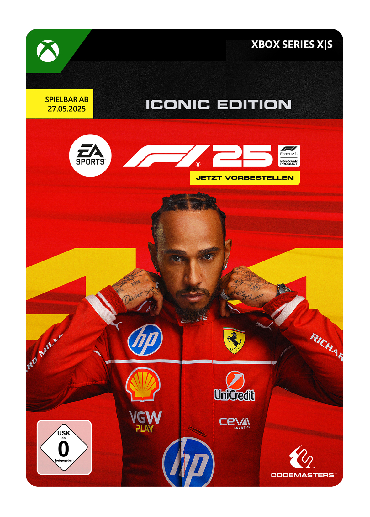 F1 25 Iconic cover DE