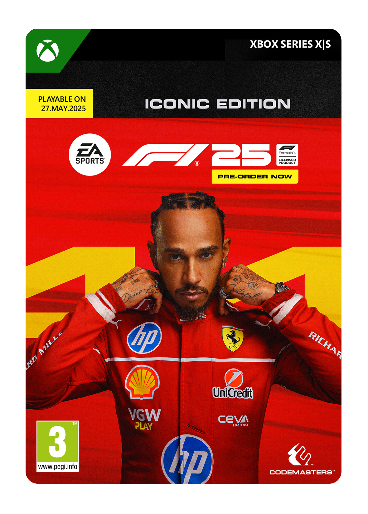 F1 25 Iconic cover EN