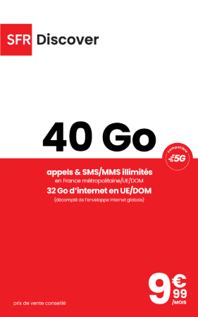 SFR Discover 40 Go