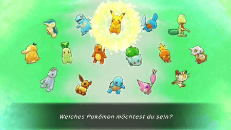 Welches Pokémon möchtest du sein?