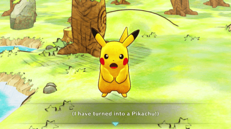 Turned into a Pikachu!