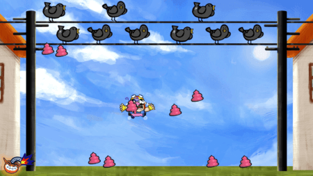 Avoid the pigeon bombs