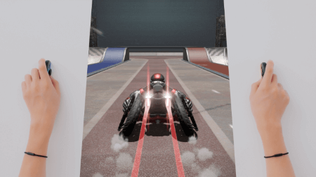 Drag x Drive - Pousser les deux joycons vers l'avant pour avancer