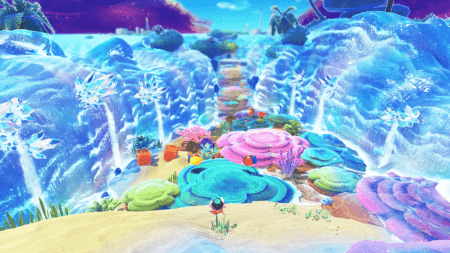 Kirby Switch 2 - Même la mer s'est cristallisée