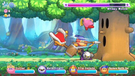 Kirby Return to Dreamland Deluxe - Quatre amis contre un boss