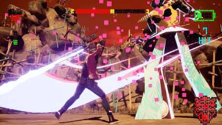 No More Heroes 3 - Taillade et découpe de l'ennemi