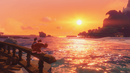 Donkey Kong Bananza - DK-Insel & Smaragdrausch - Ein wunderschöner Sonnenuntergang