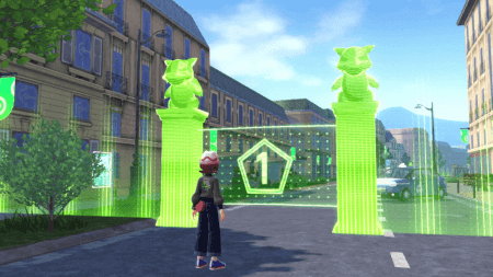 Pokémon Legends Z-A - Kurz vor dem Betreten eines Levelgebiets