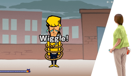 WarioWare Move It! - Wiggle to get free