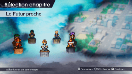 Live A Live - Sélection du chapitre