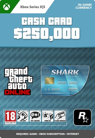 GTA V Tiger Shark Cash Card EN