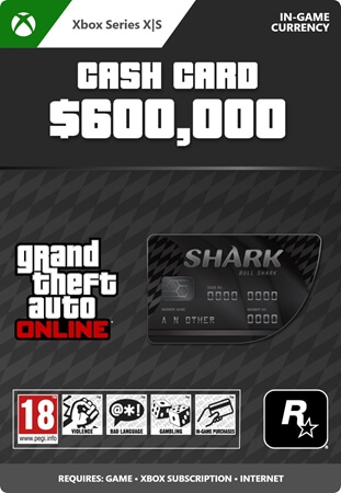 GTA V Bull Shark Cash Card