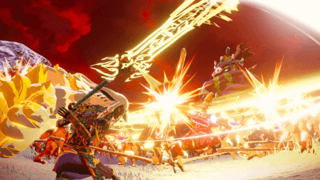 Hyrule Warriors - Age of Imprisonment - Combat moves are very flashy