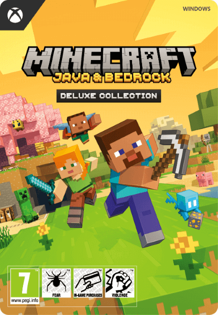 Minecraft Java & Bedrock Deluxe | Win10 | Minecraft with extras